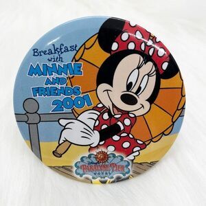 🔮 5/$25‎ Disney Paradise Pier Hotel Breakfast With Minnie & Friends 2001 Pin
